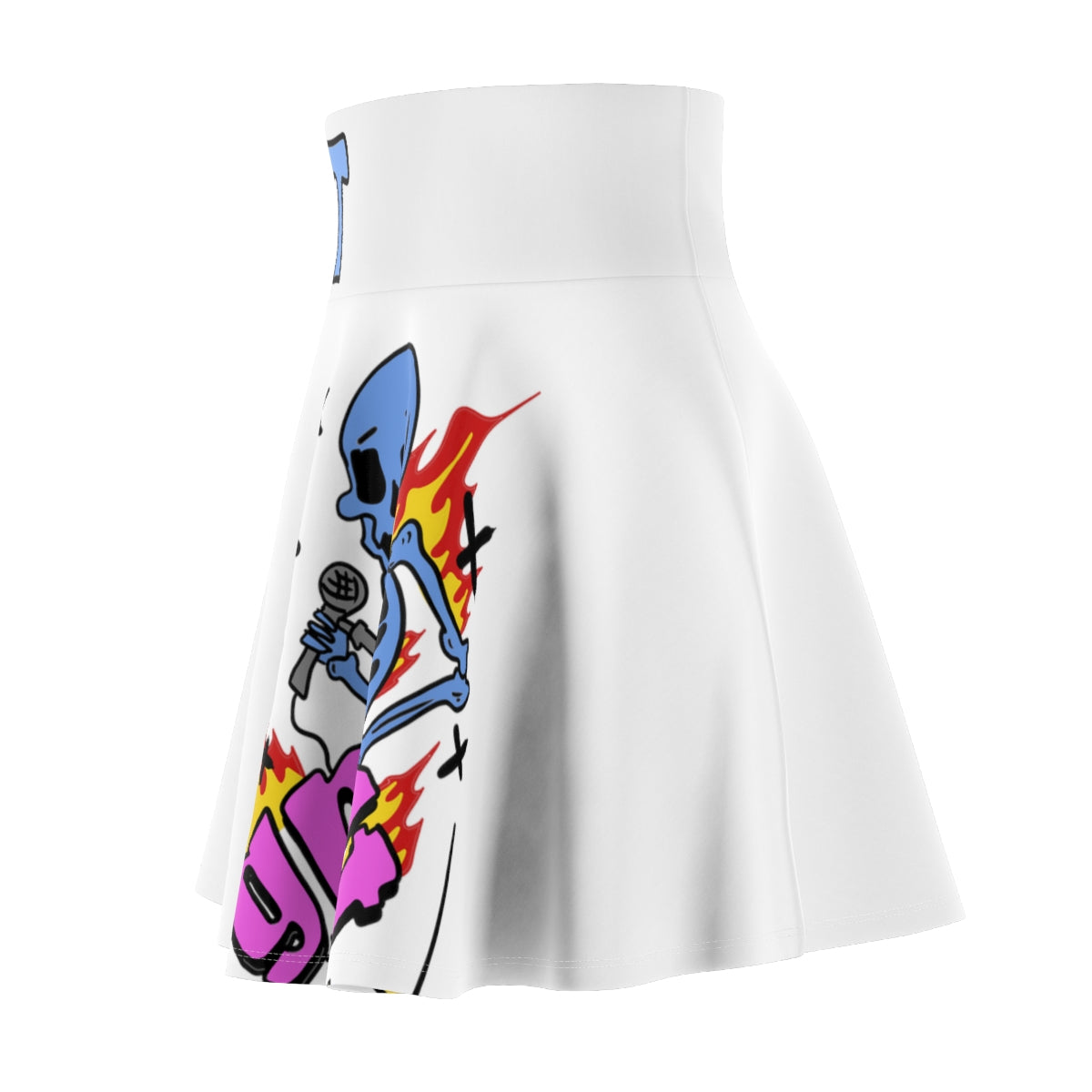 GMB1T UNDEAD Skater Skirt